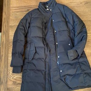 Jcrew factory size medium long puffer coat